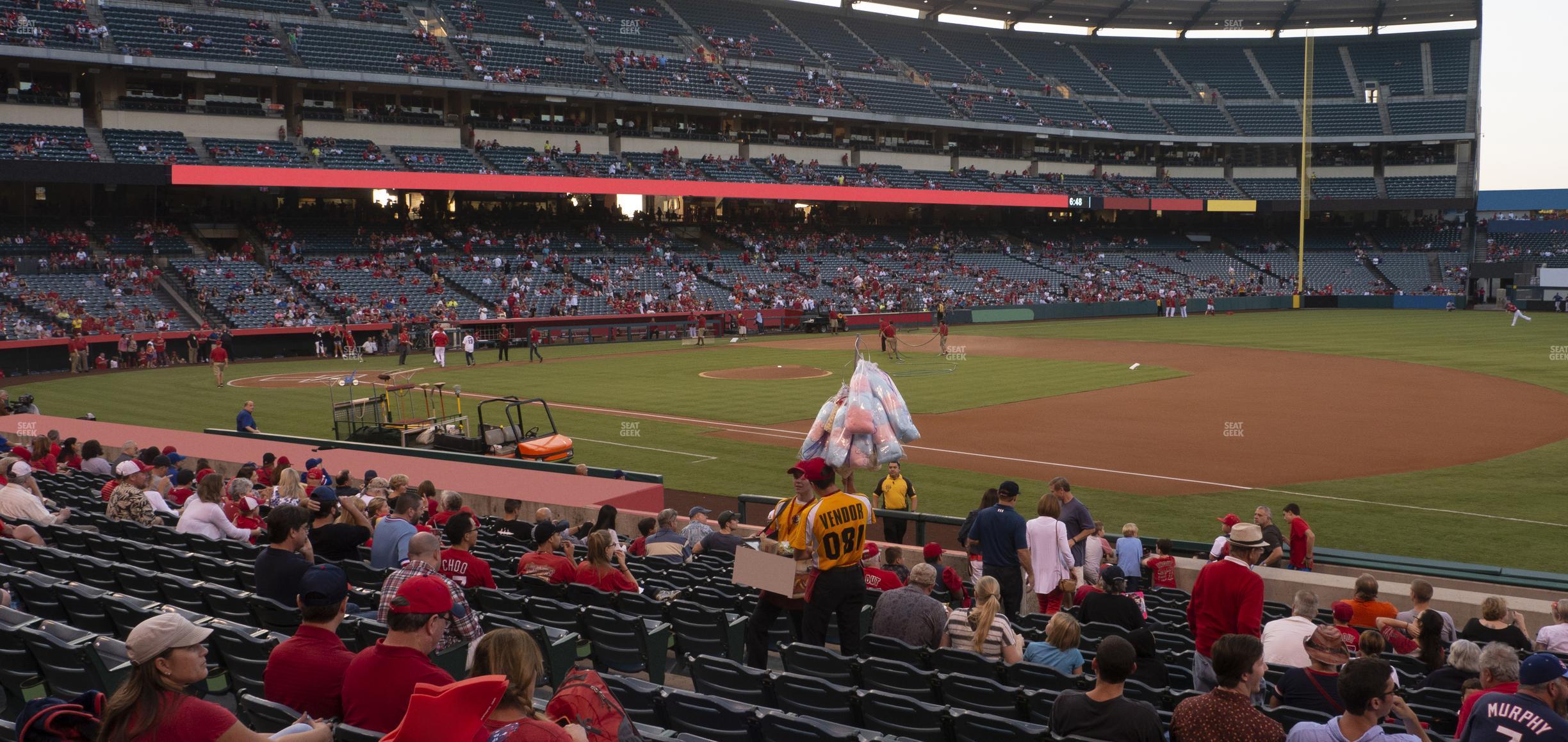 Seating view for Angel Stadium of Anaheim Section 126