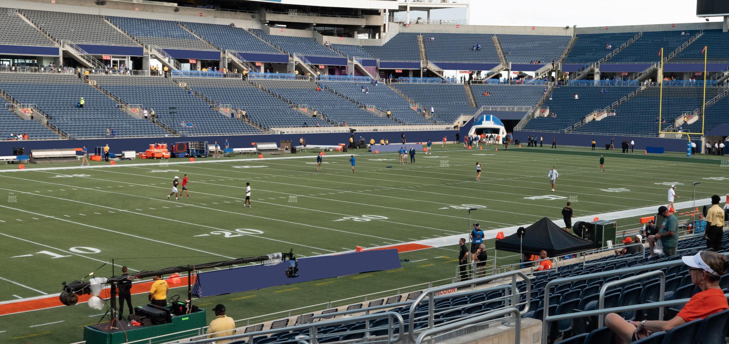 Seating view for Camping World Stadium Section 139