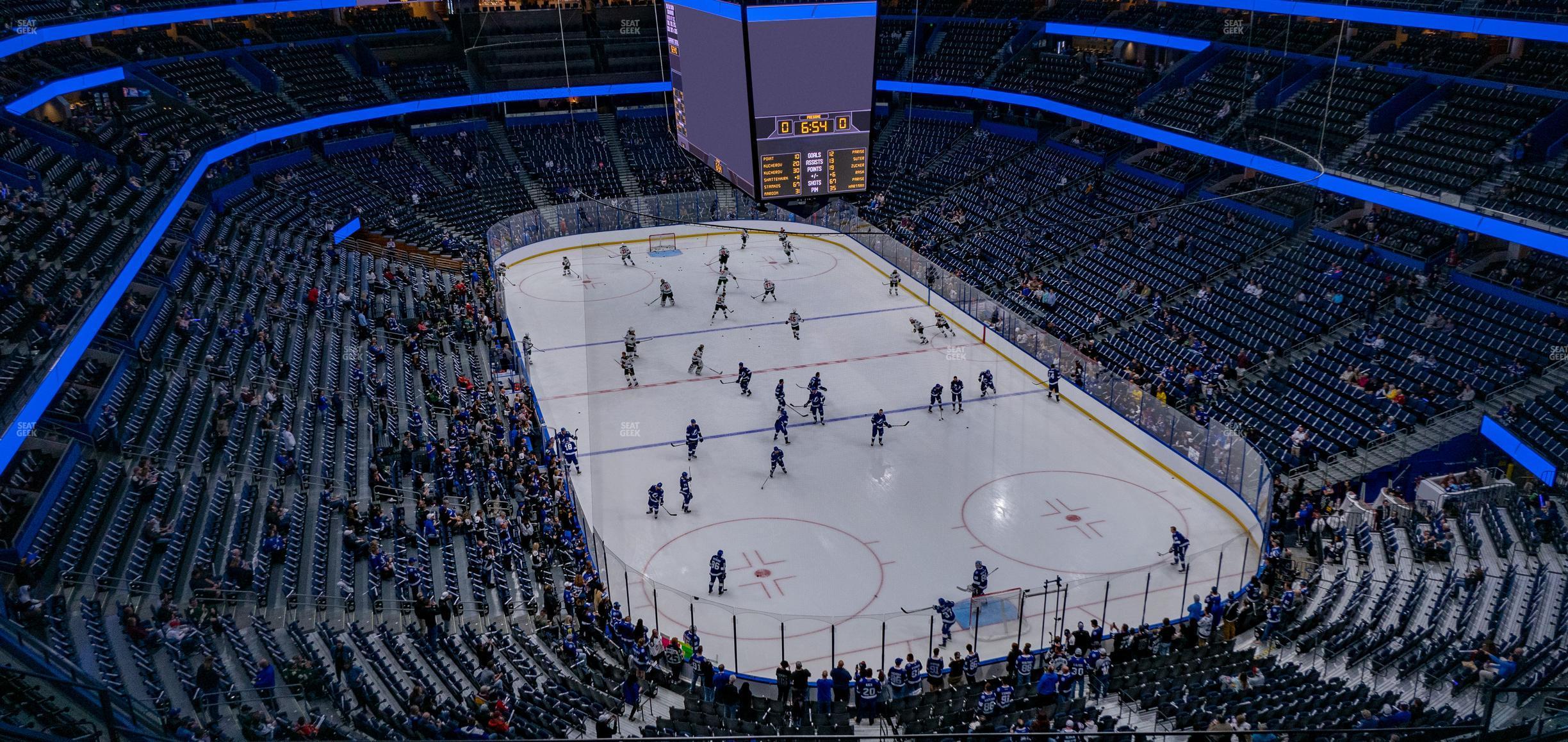 Seating view for Amalie Arena Section 325