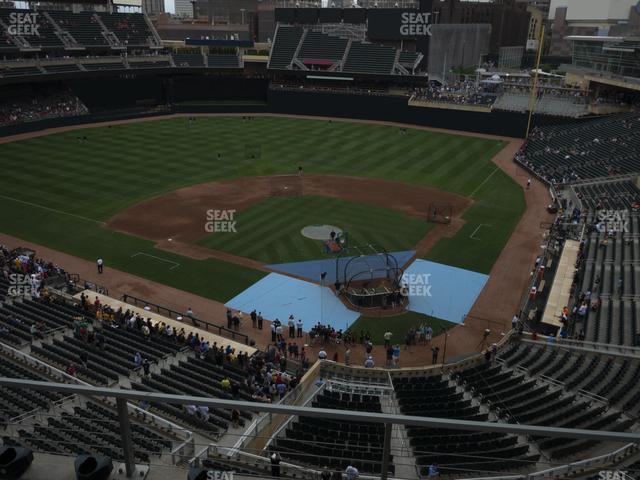 Seating view for Target Field Section 217