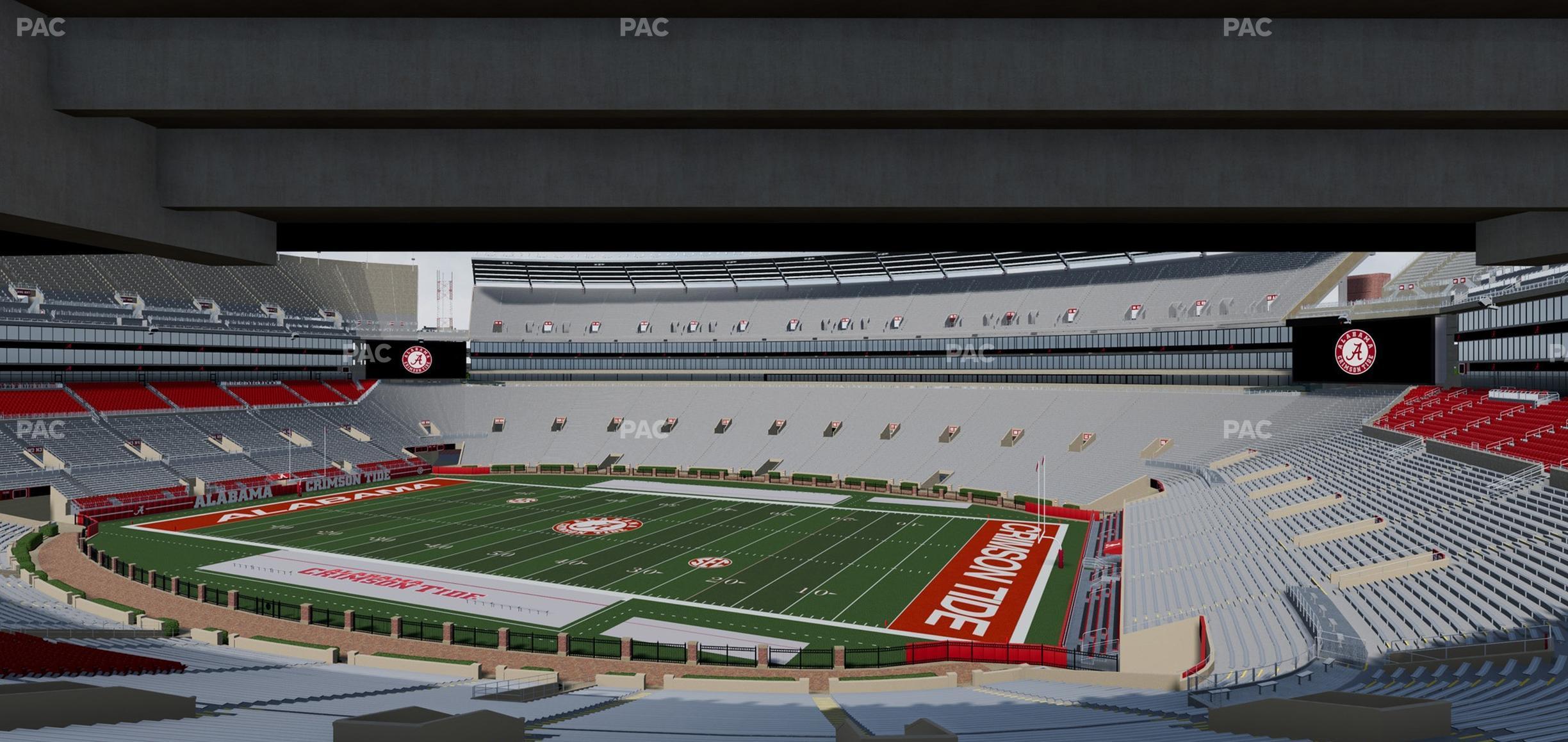 Seating view for Bryant Denny Stadium Section Loge Box 25