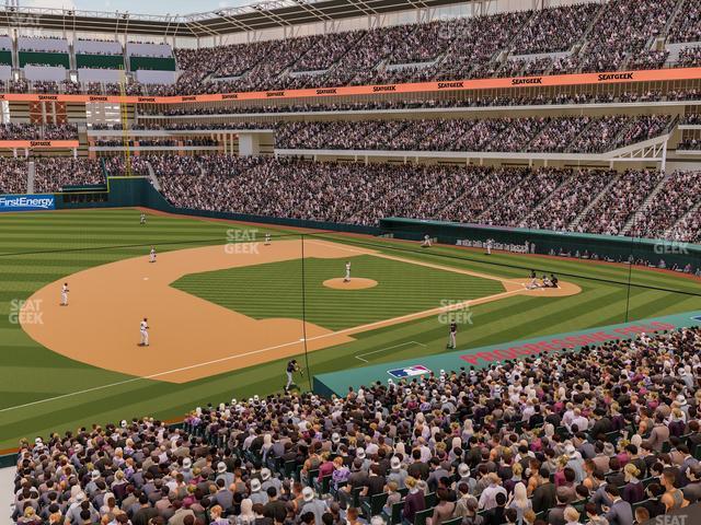 Seating view for Progressive Field Section Suite 160