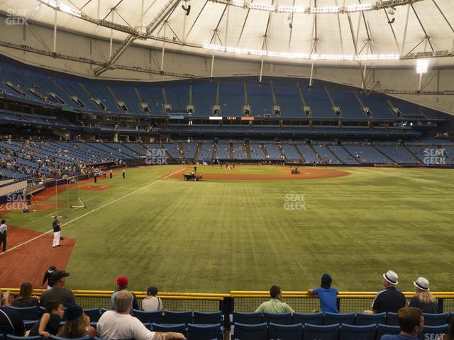 Seating view for Tropicana Field Section 142