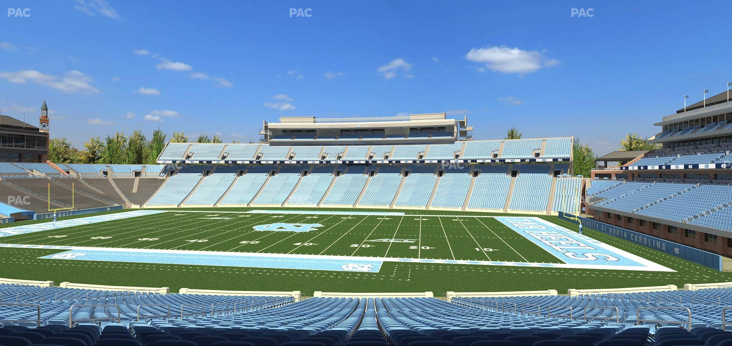 Seating view for Kenan Memorial Stadium Section 127