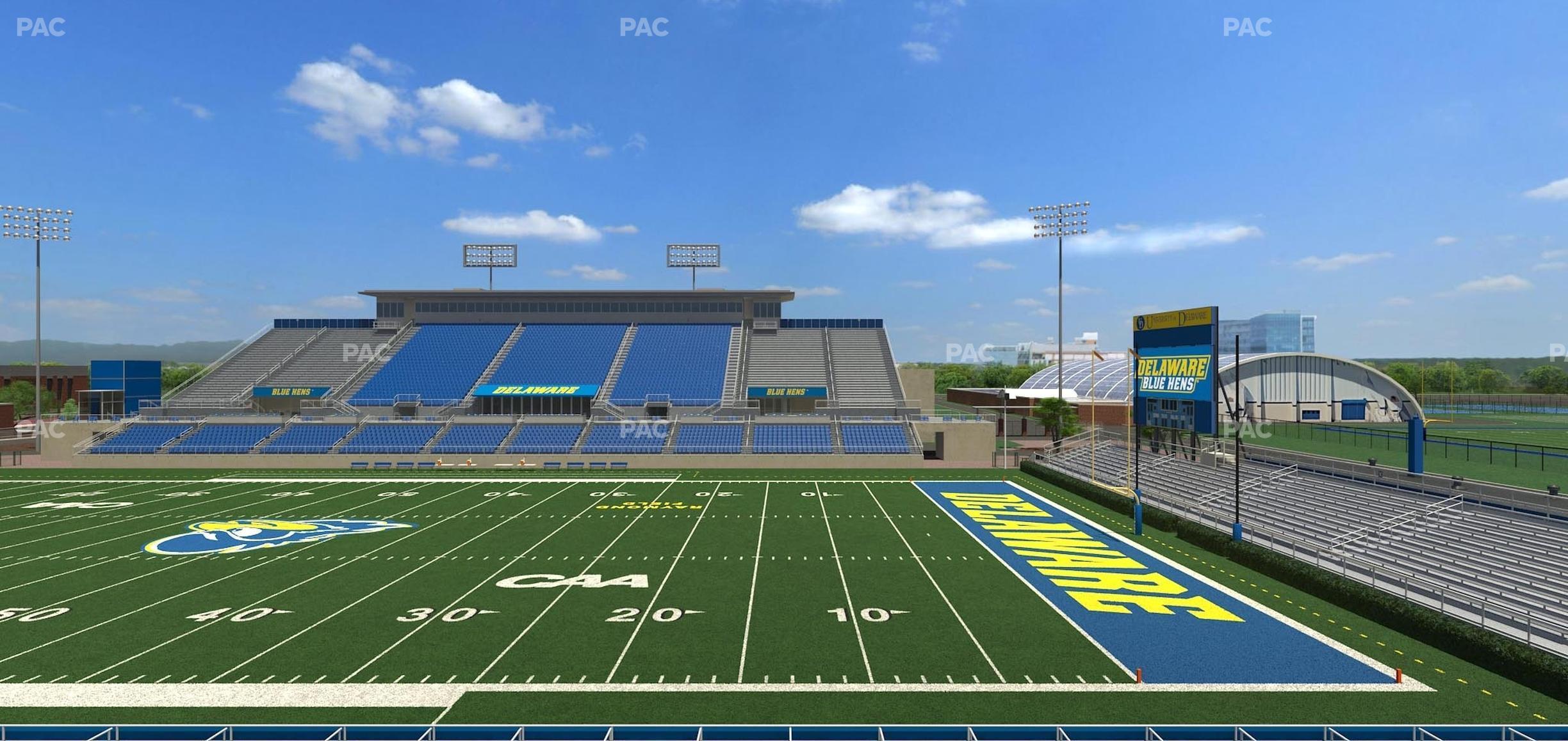 Seating view for Delaware Stadium Section I