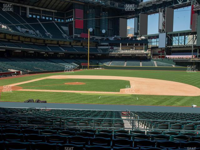 Seating view for Chase Field Section 116