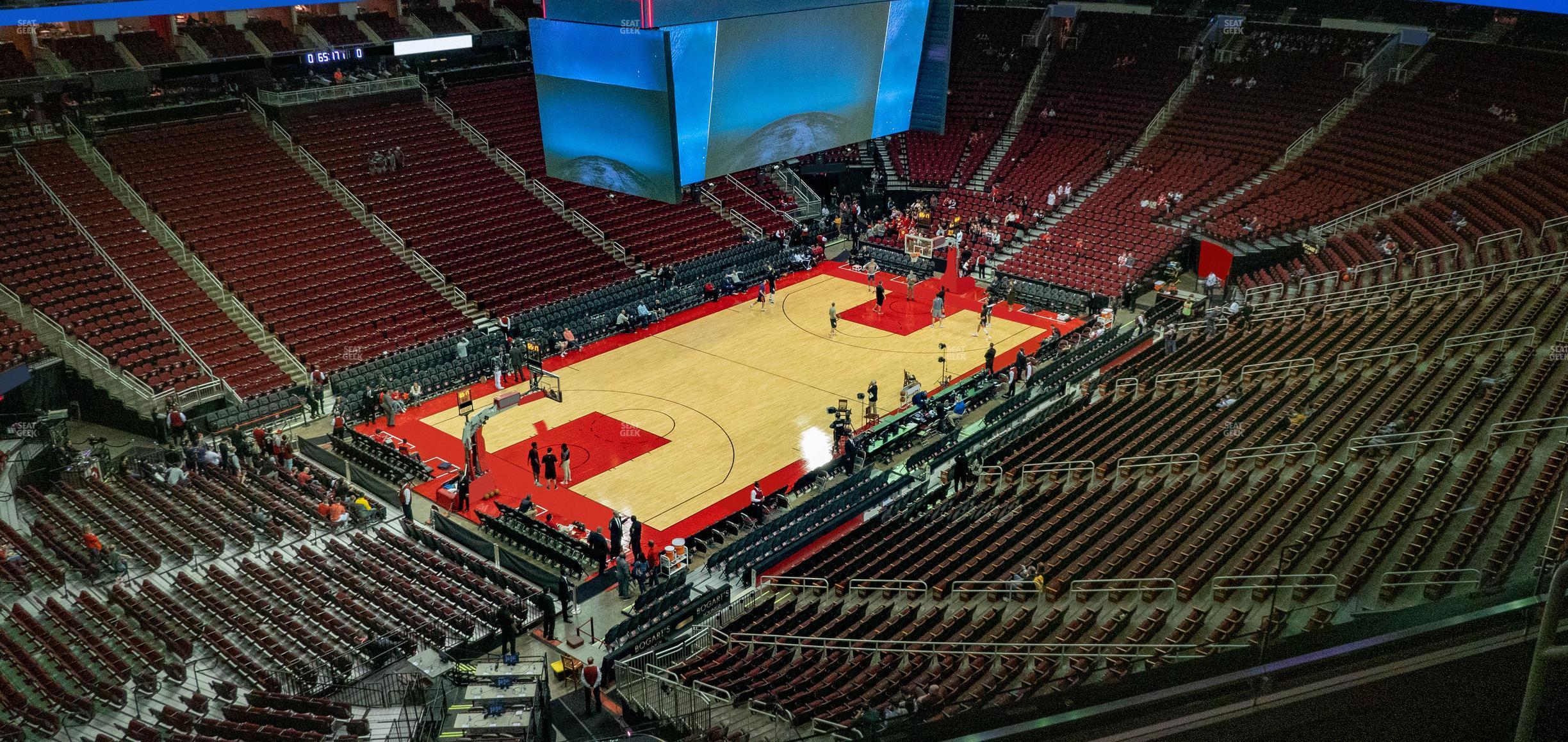 Seating view for Toyota Center Section 431