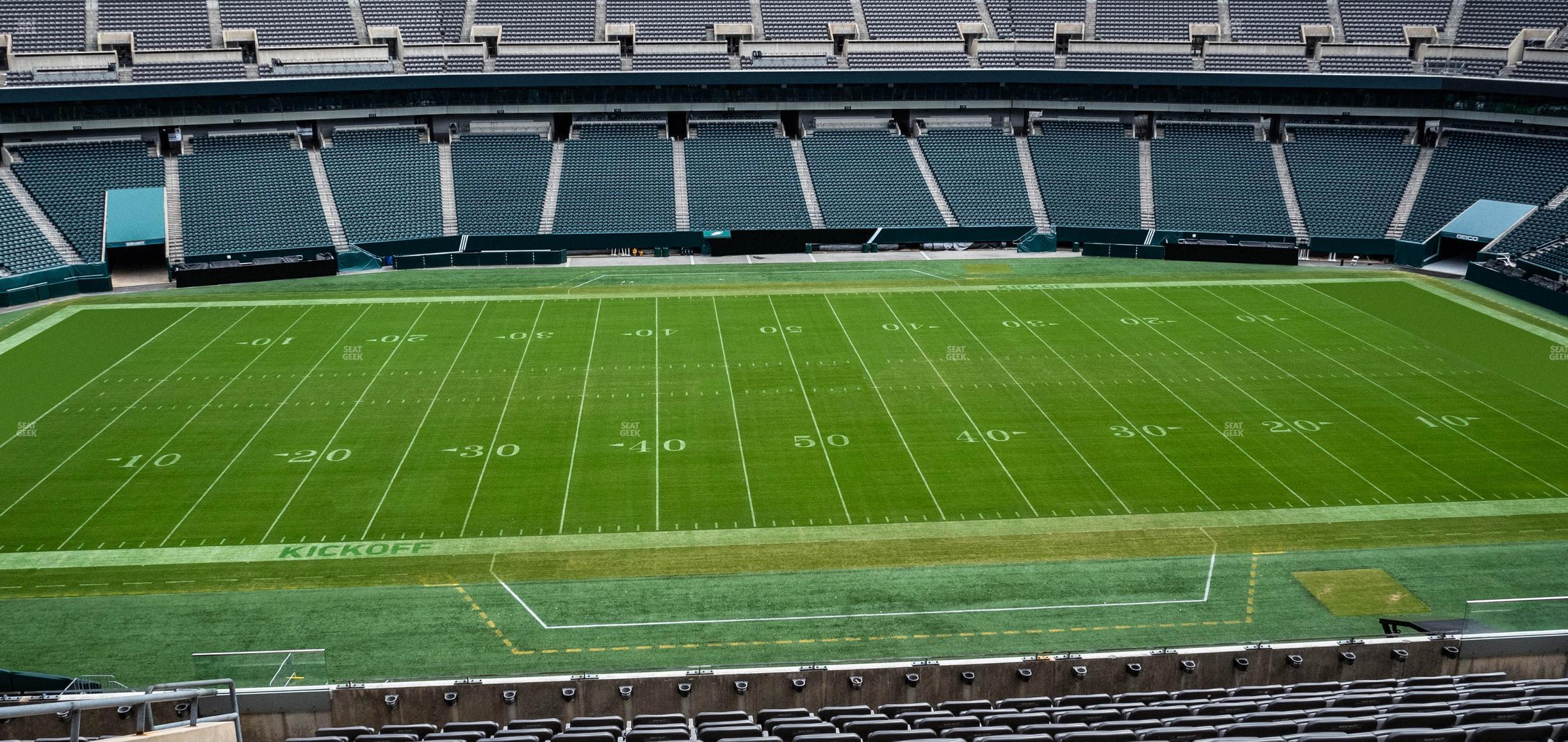 Seating view for Lincoln Financial Field Section C 40