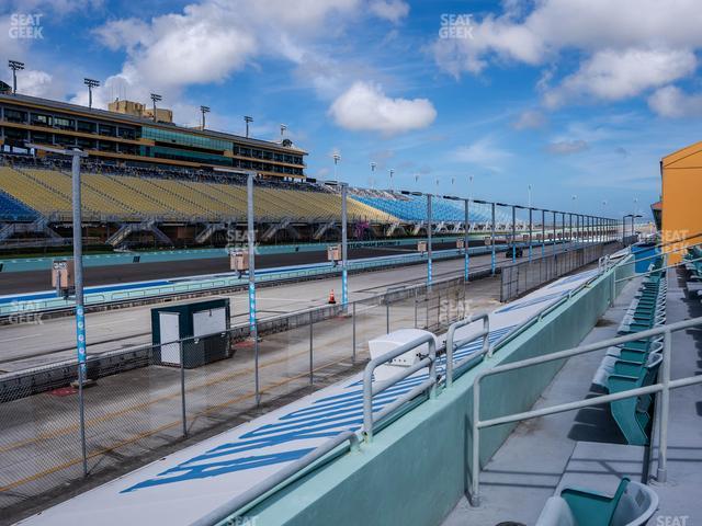 Seating view for Homestead-Miami Speedway Section Pit Road Cabana 6