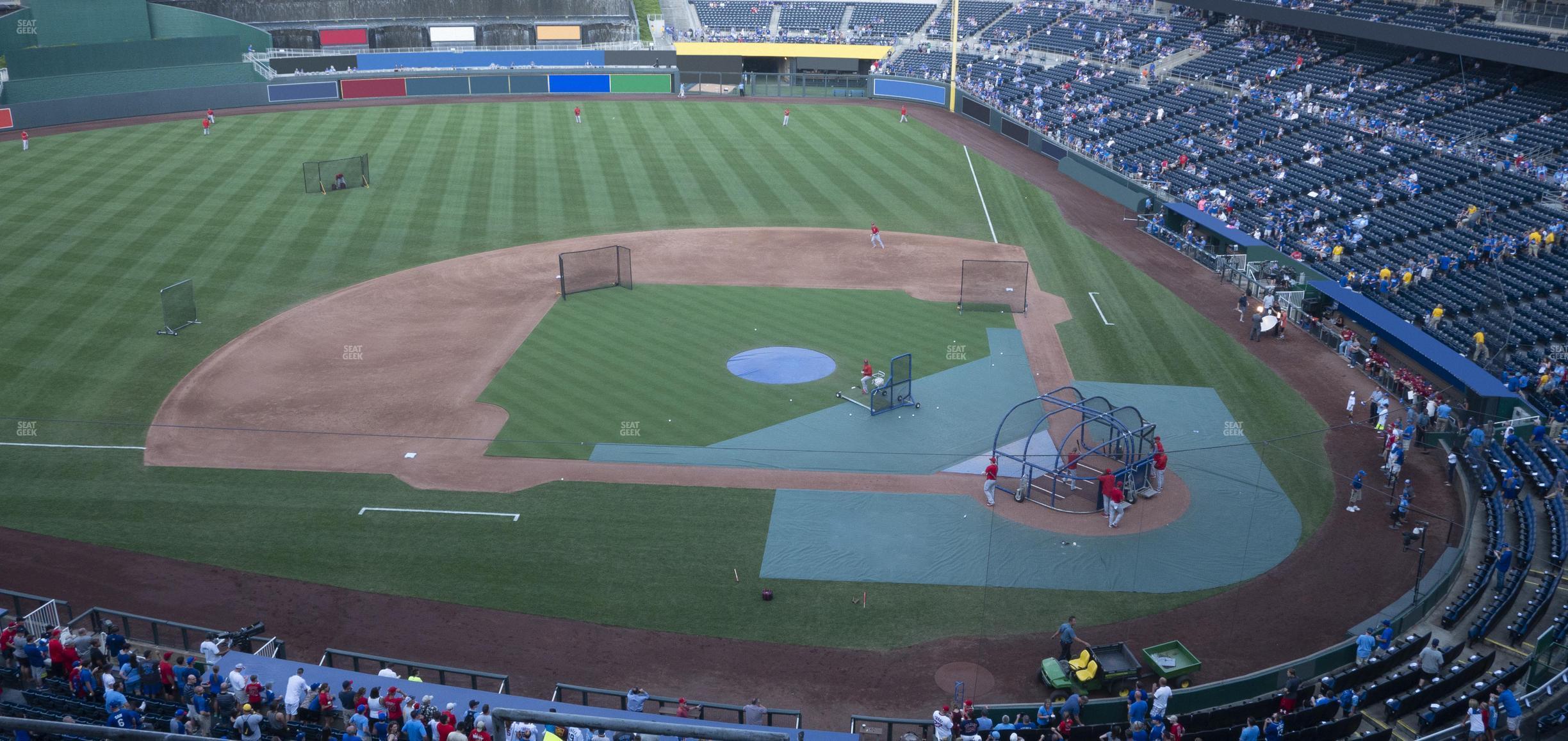 Seating view for Kauffman Stadium Section 413