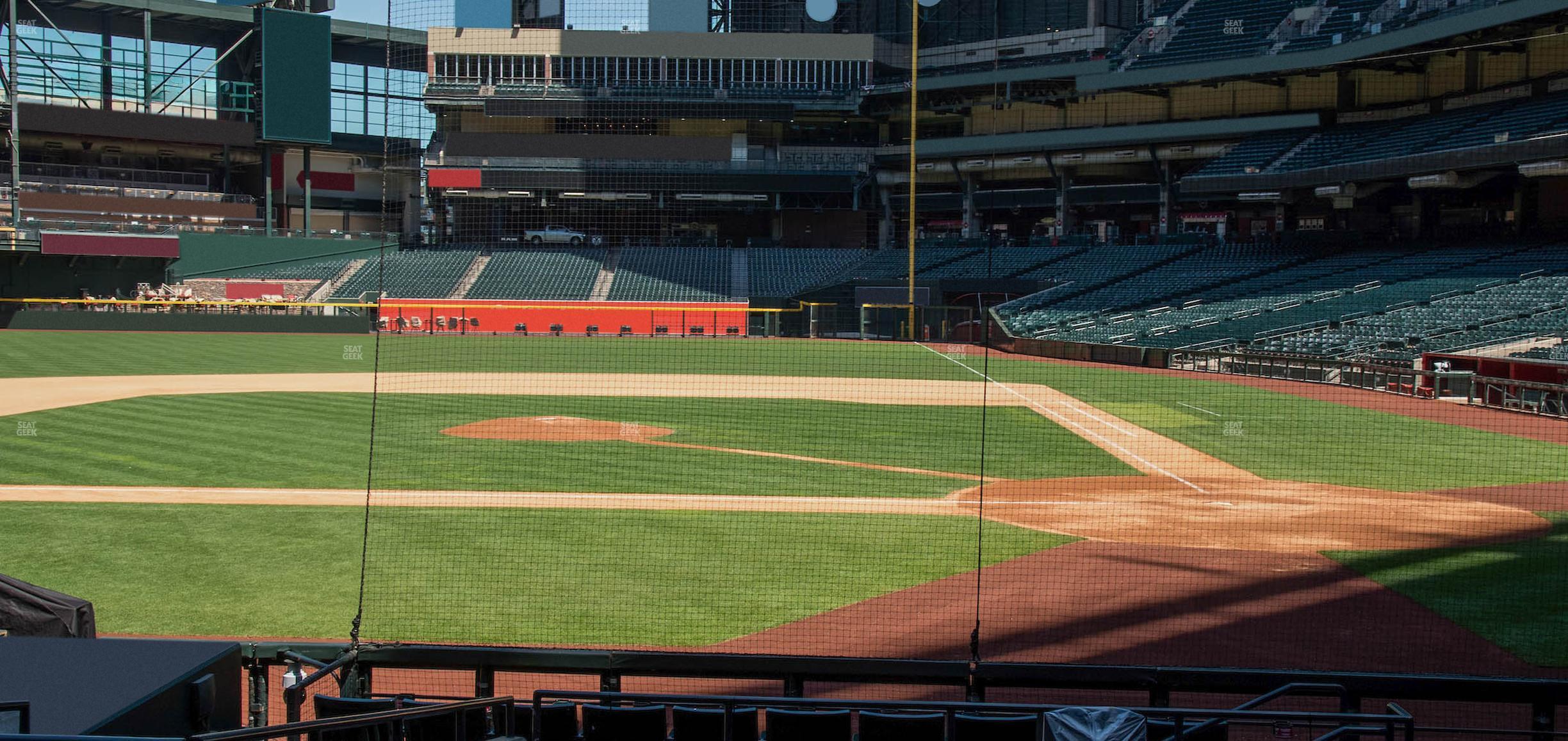 Seating view for Chase Field Section M