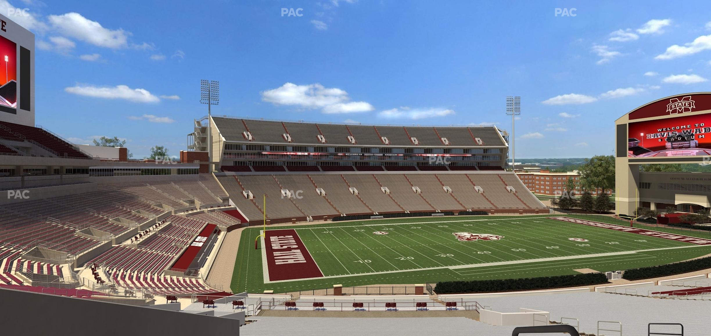 Seating view for Davis Wade Stadium Section 113