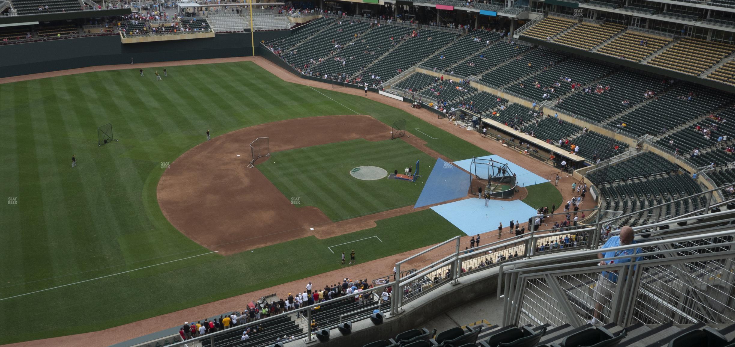 Seating view for Target Field Section 323