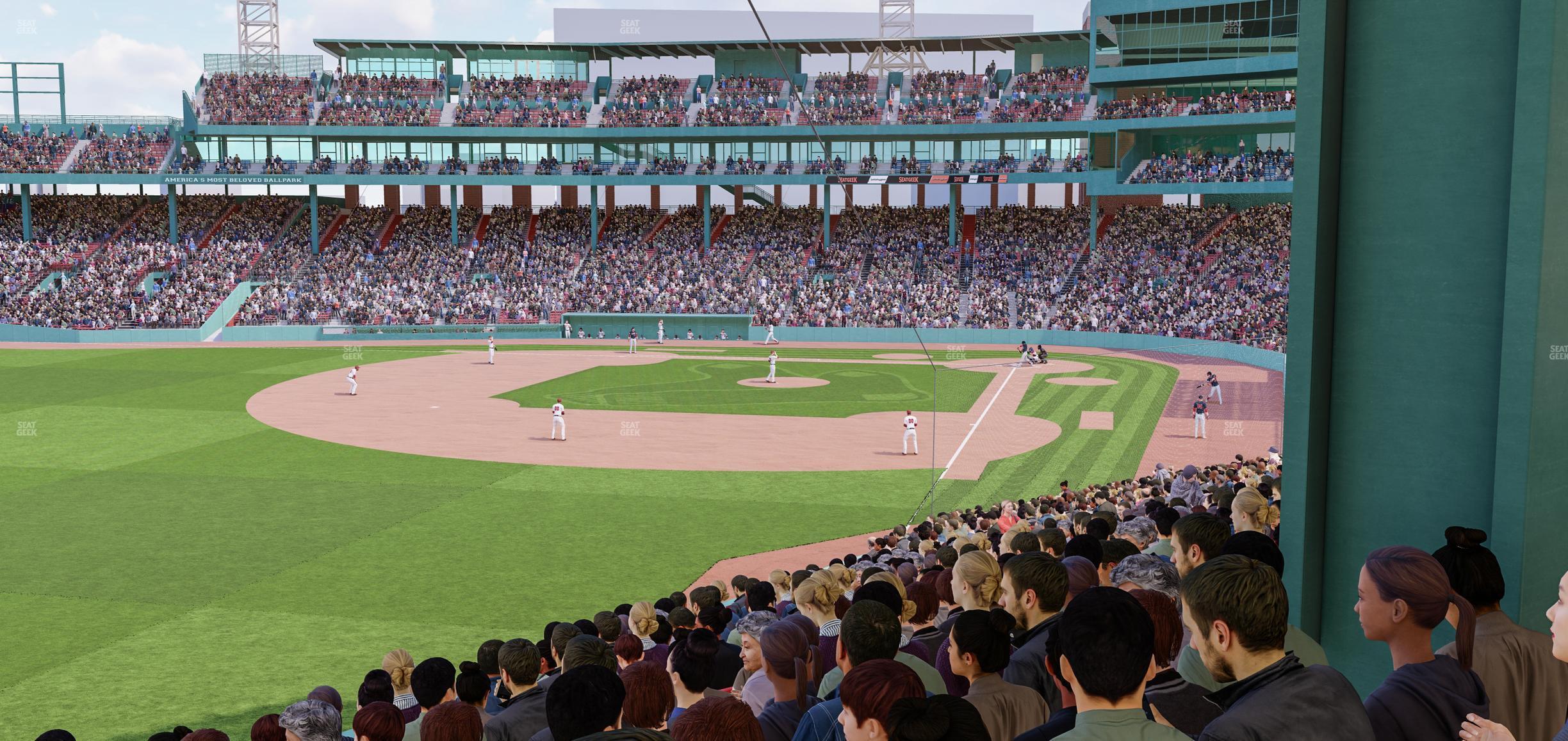 Seating view for Fenway Park Section Cvs Family Grandstand 33