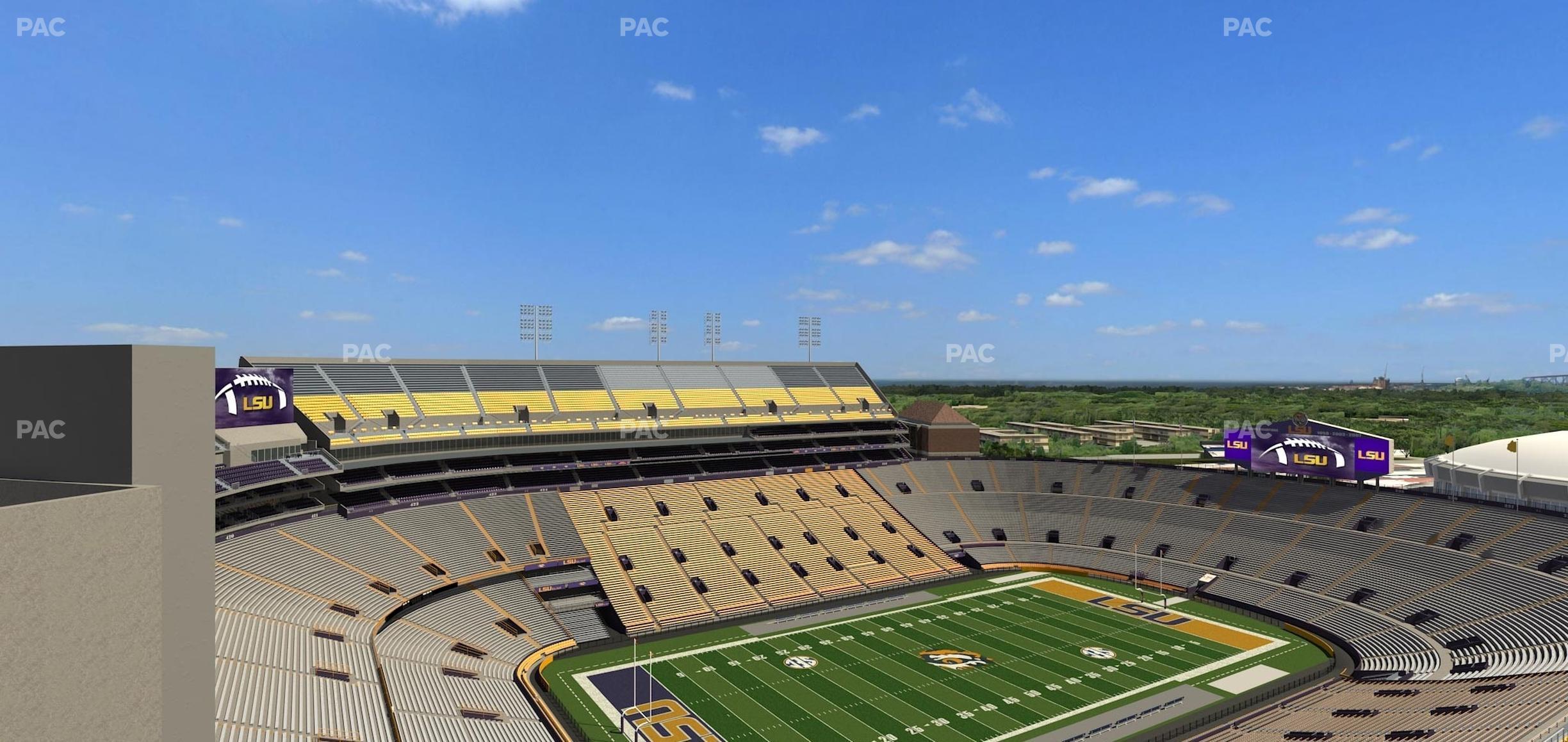 Seating view for Tiger Stadium Section 643