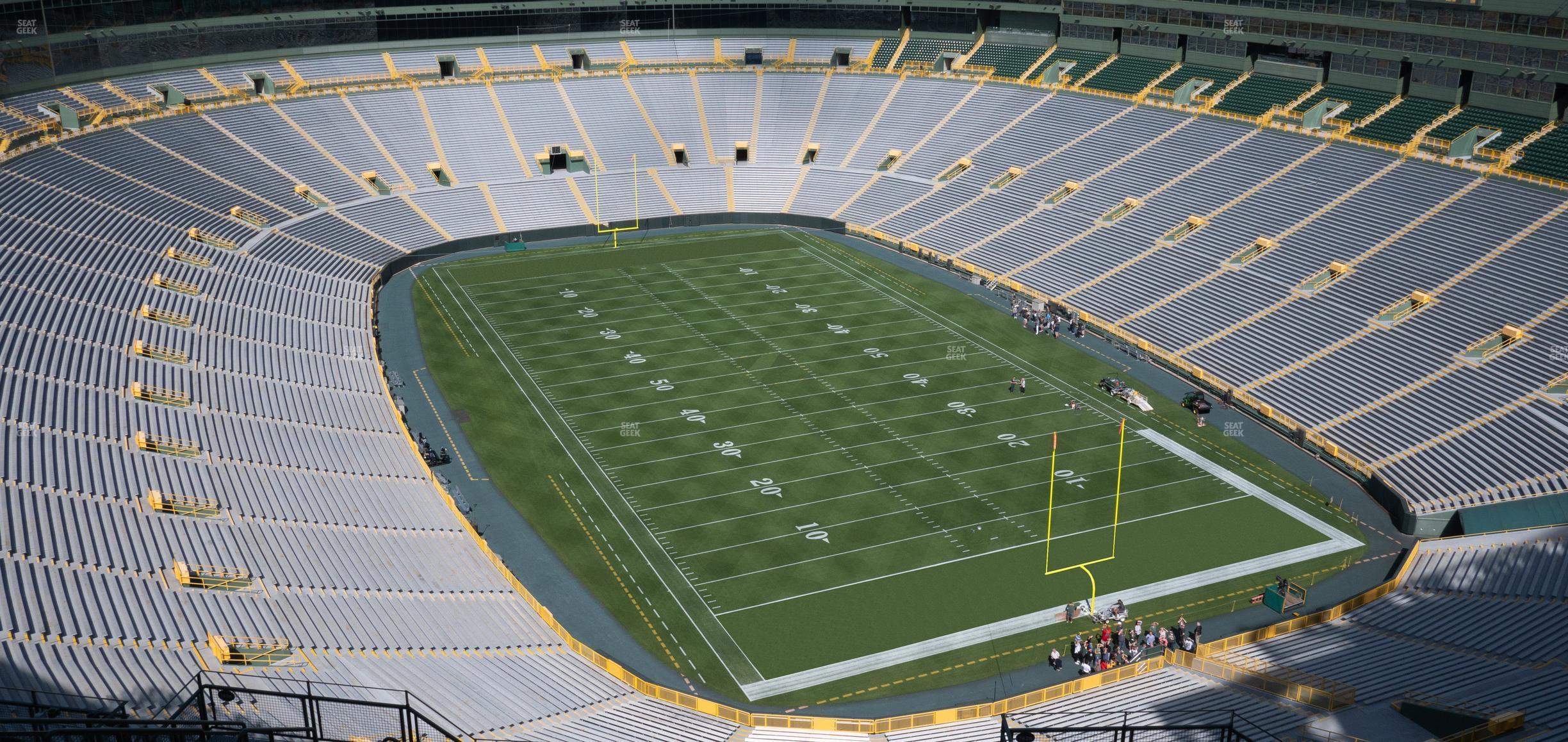 Seating view for Lambeau Field Section 740 S