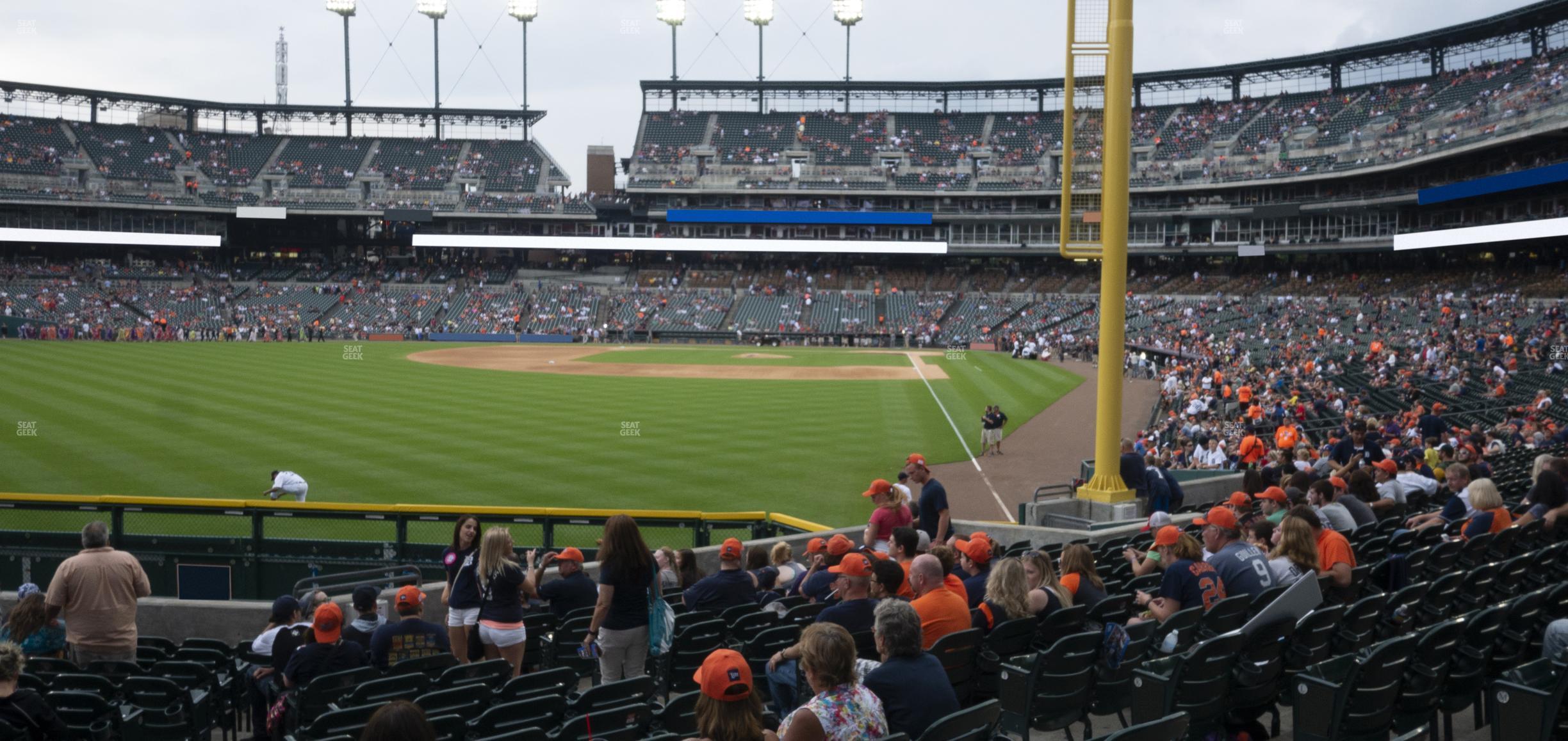 Seating view for Comerica Park Section 145