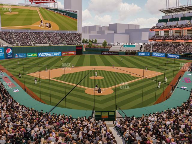 Seating view for Progressive Field Section Suite 139