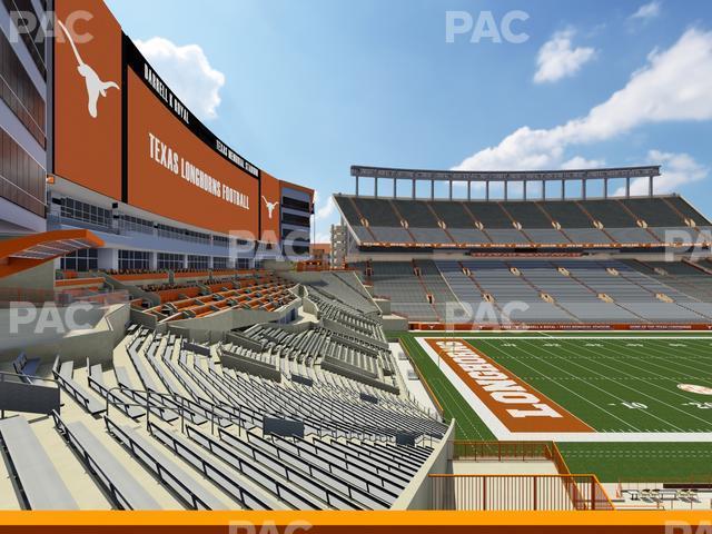 Seating view for Darrell K Royal - Texas Memorial Stadium Section Sro