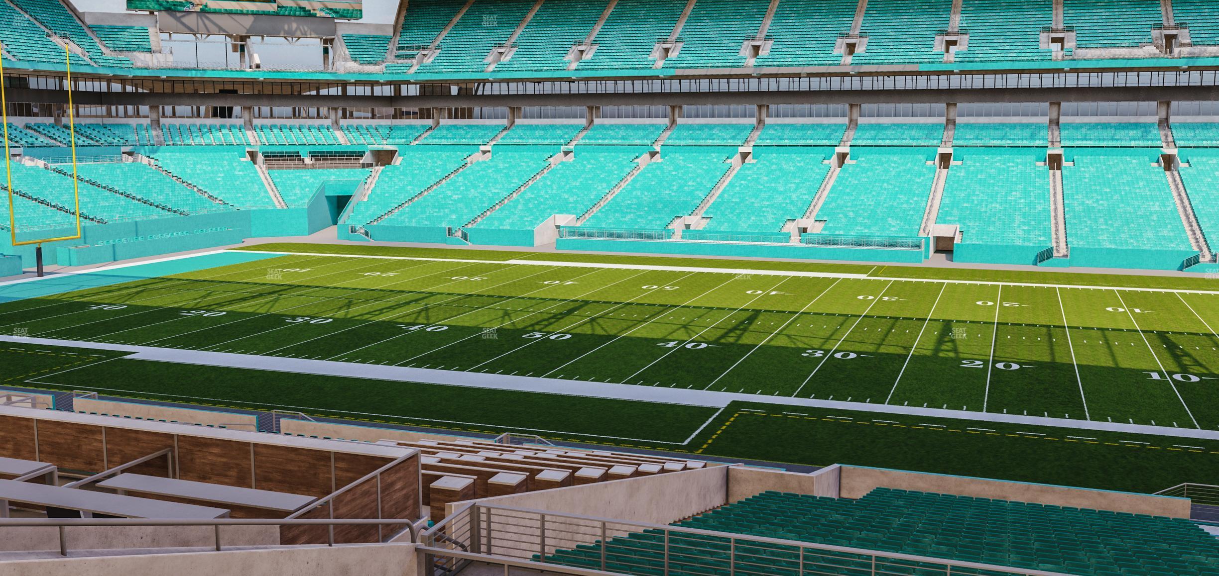 Seating view for Hard Rock Stadium Section 244