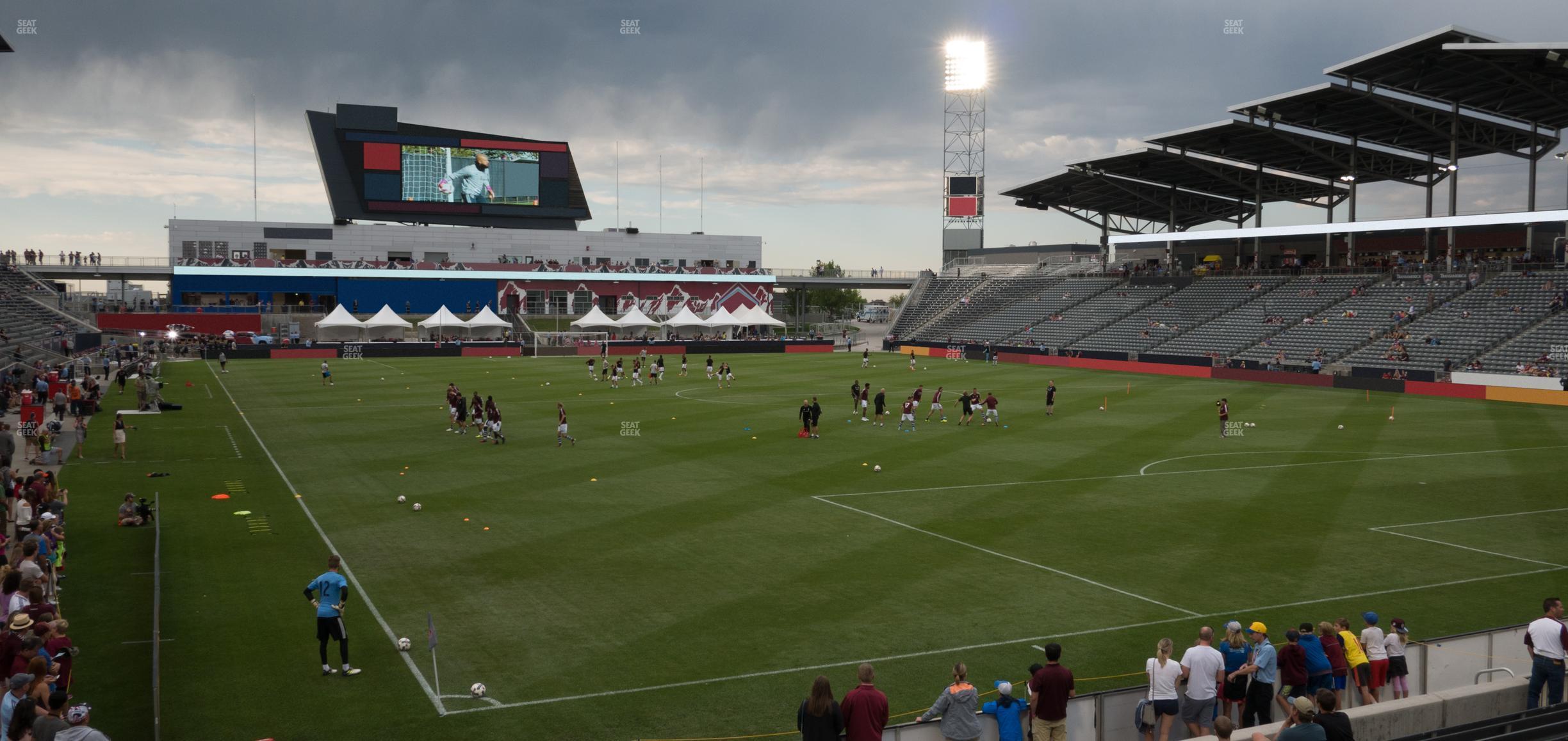 Seating view for Dick's Sporting Goods Park Section 121