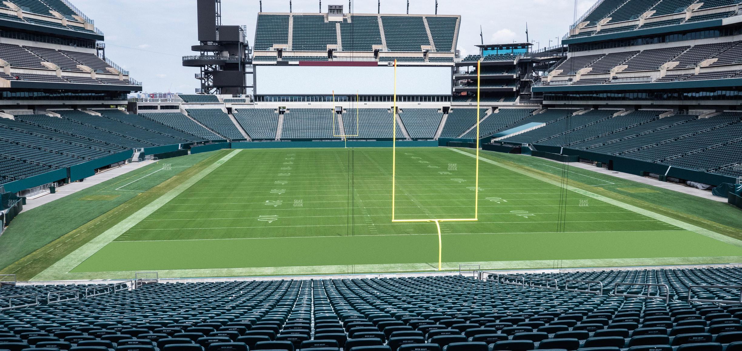 Seating view for Lincoln Financial Field Section 109