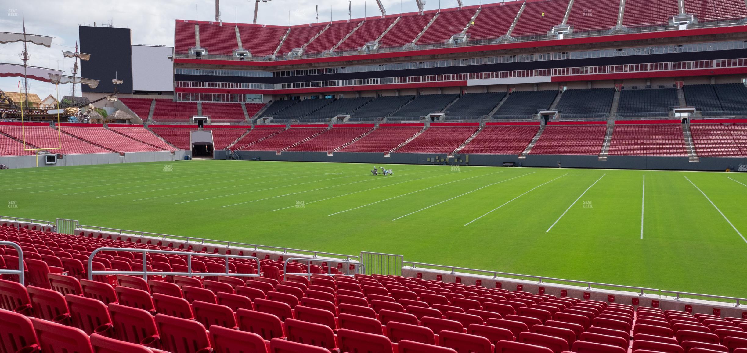 Seating view for Raymond James Stadium Section 113