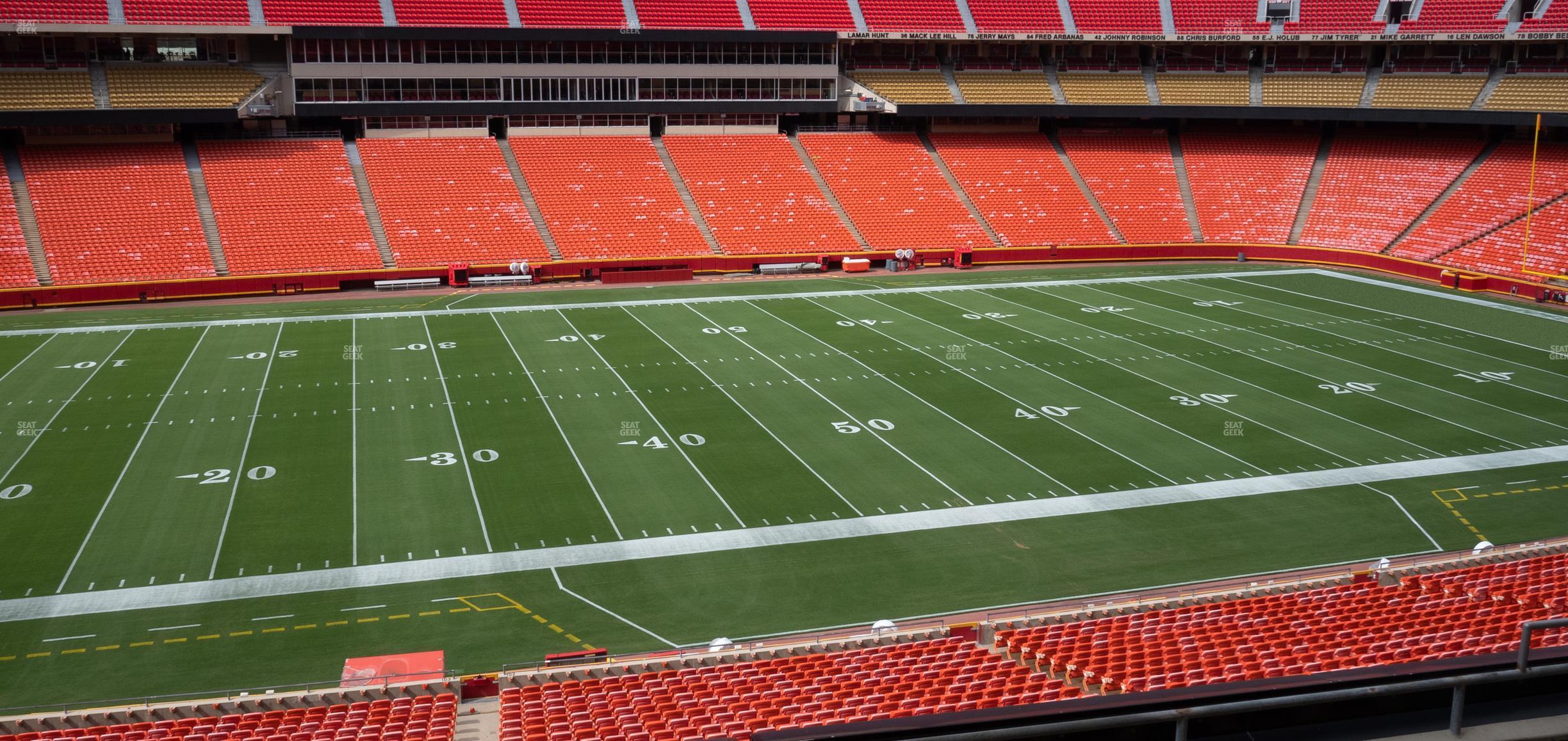 Seating view for GEHA Field at Arrowhead Stadium Section 203