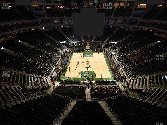 Seating view for Fiserv Forum Section 215