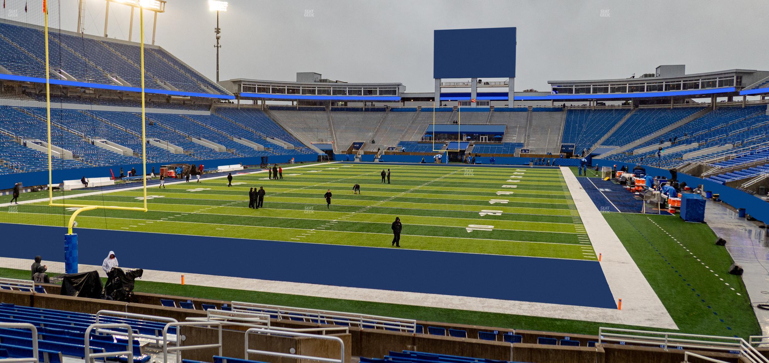 Seating view for Kroger Field Section 18