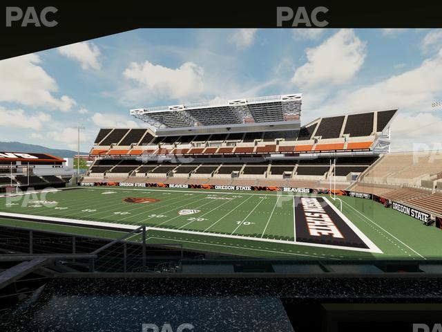 Seating view for Reser Stadium Section West Loge 20