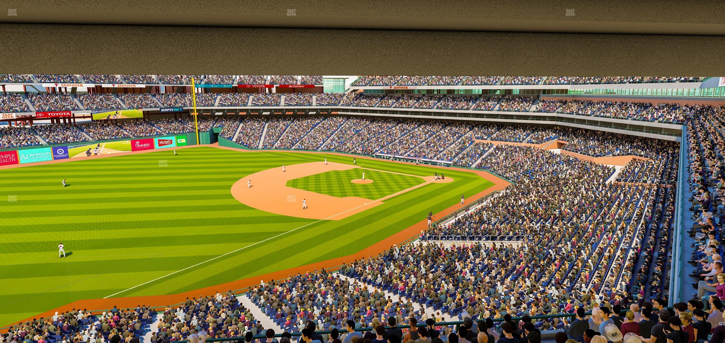 Seating view for Citizens Bank Park Section Giles Party Suite 78