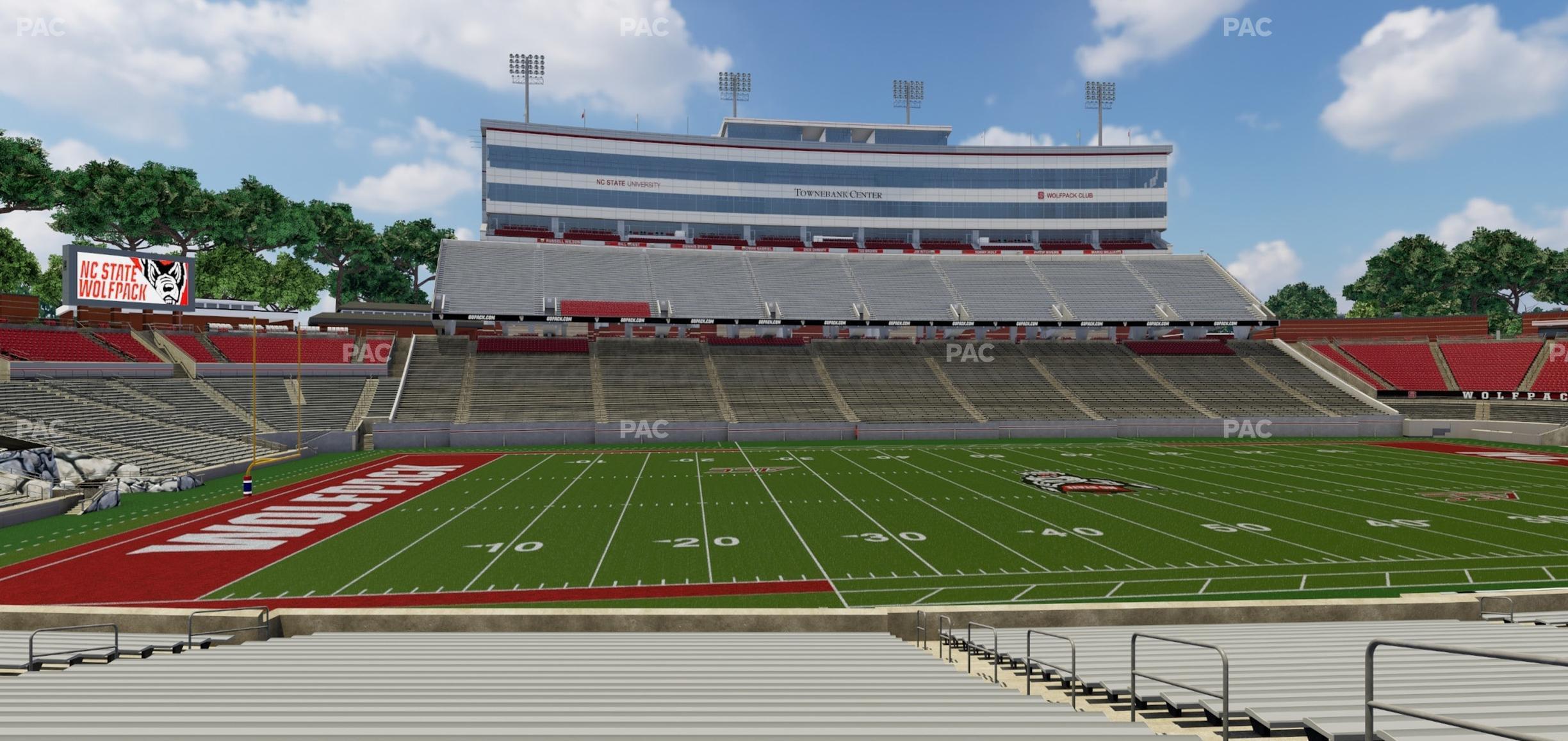 Seating view for Carter-Finley Stadium Section 6