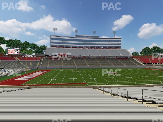 Seating view for Carter-Finley Stadium Section 6