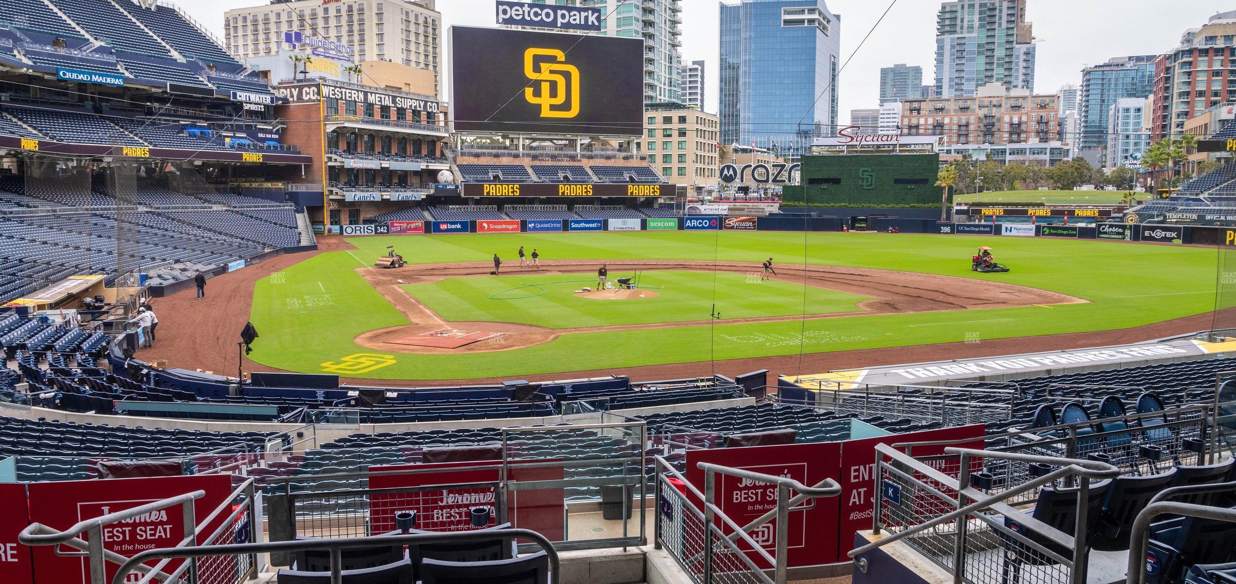 Seating view for Petco Park Section Premier Club J