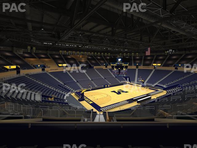 Seating view for Crisler Center Section 227