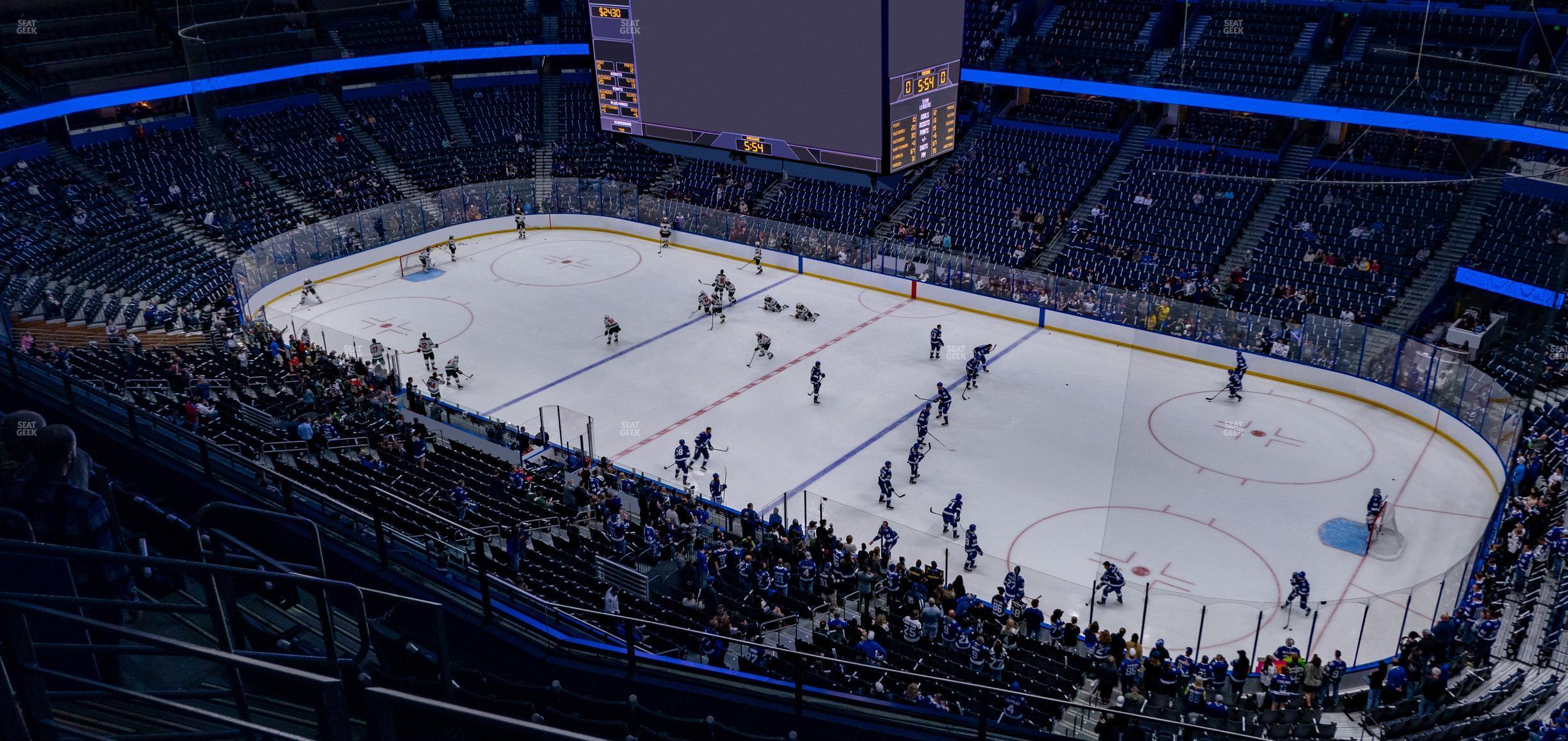 Seating view for Amalie Arena Section 328