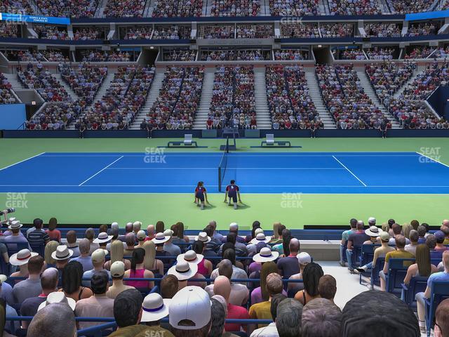 Seating view for Arthur Ashe Stadium Section 19