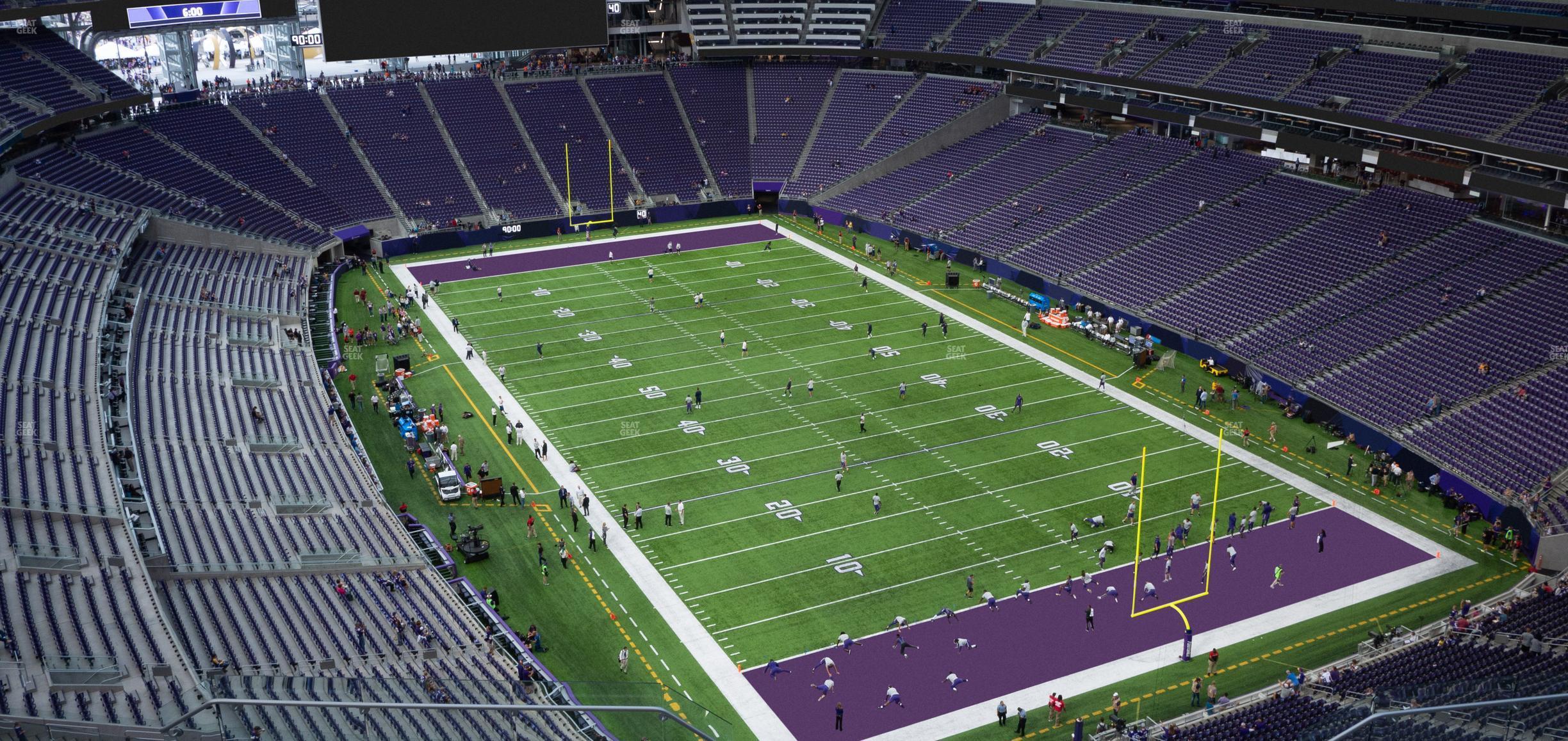 Seating view for U.S. Bank Stadium Section 331