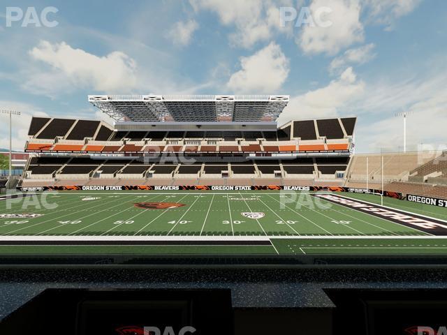 Seating view for Reser Stadium Section Box 7