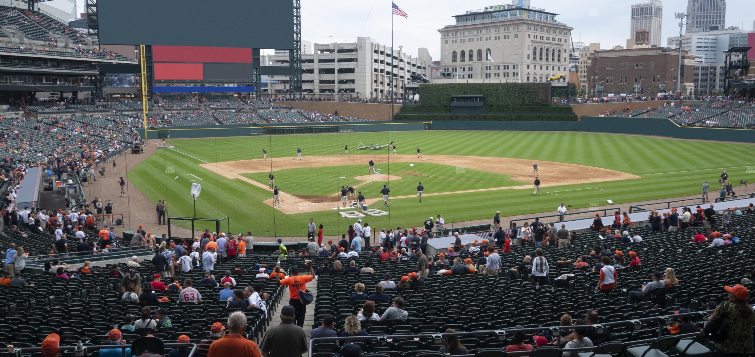 Seating view for Comerica Park Section 126