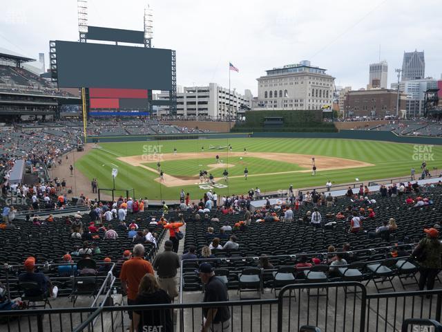 Seating view for Comerica Park Section 126