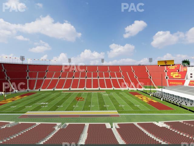 Seating view for Los Angeles Memorial Coliseum Section Founders Suite 305