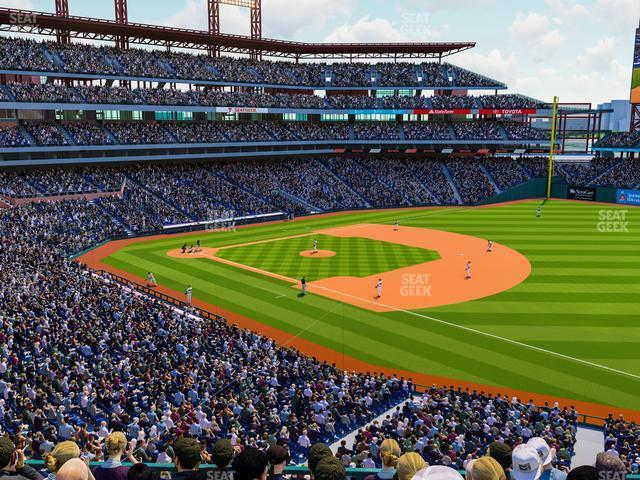 Seating view for Citizens Bank Park Section 210