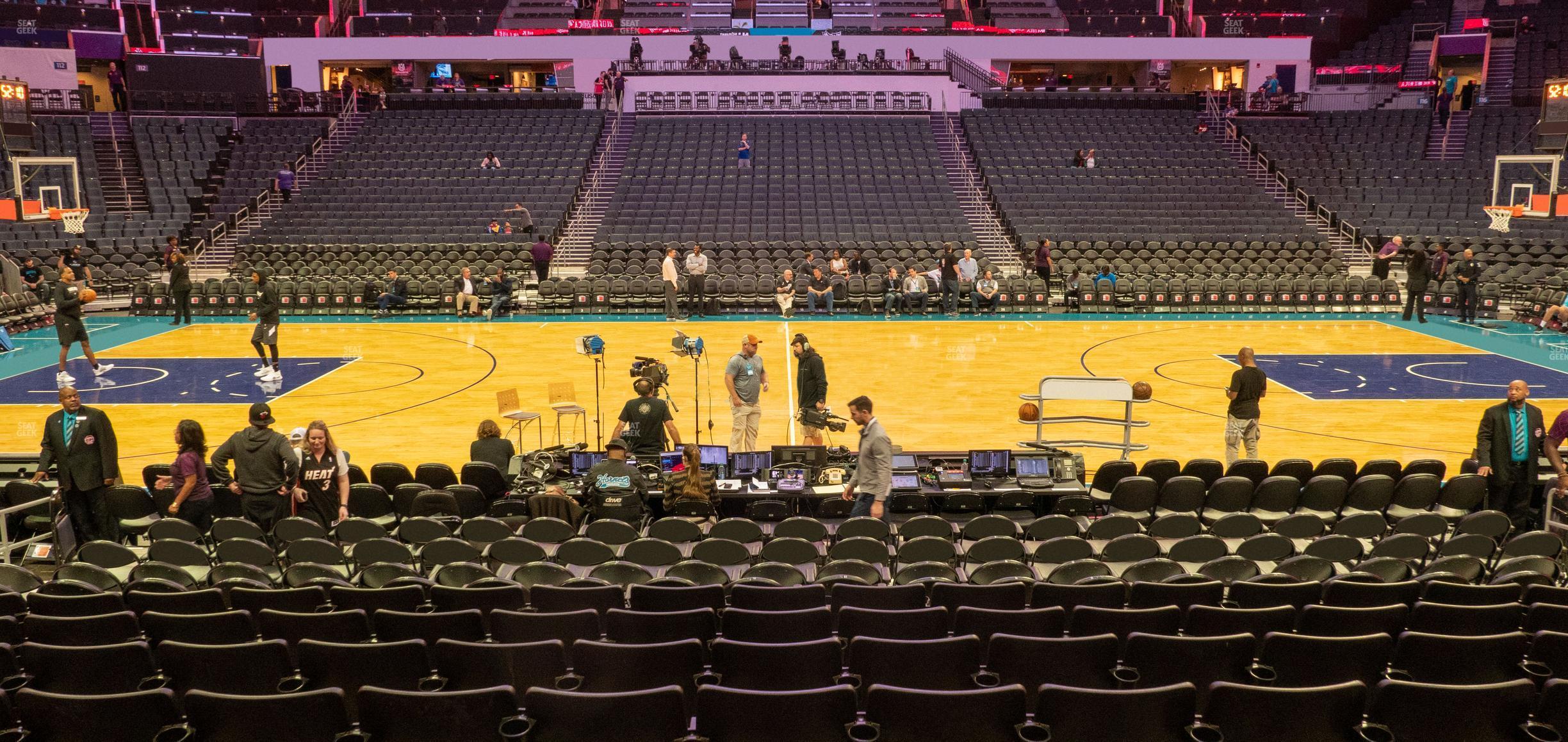 Seating view for Spectrum Center Section 105