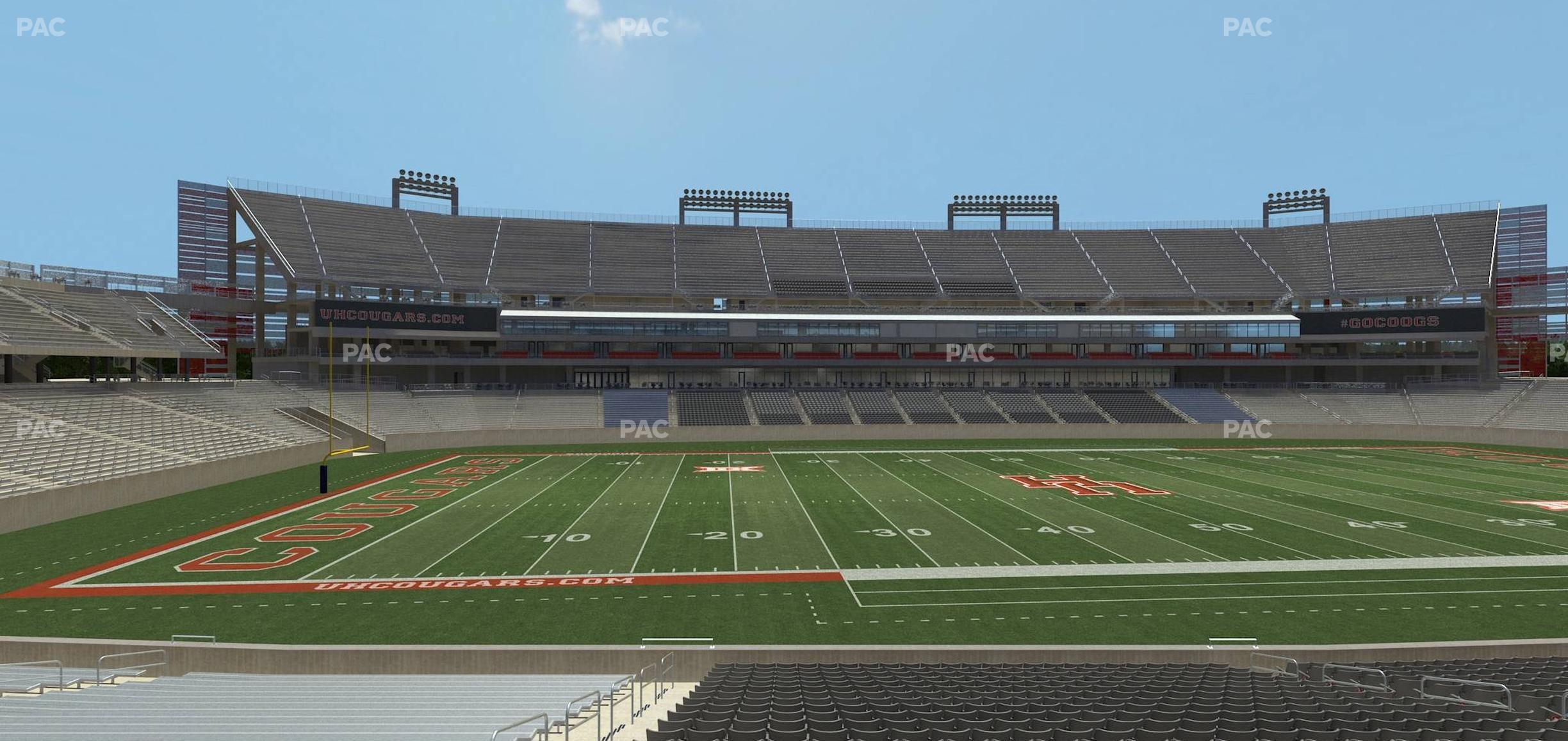 Seating view for TDECU Stadium Section 131