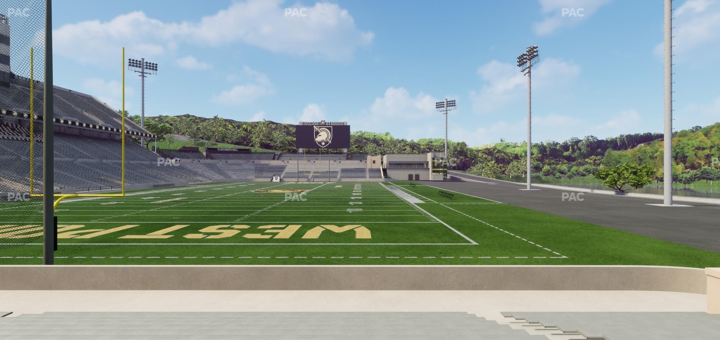 Seating view for Michie Stadium Section 1