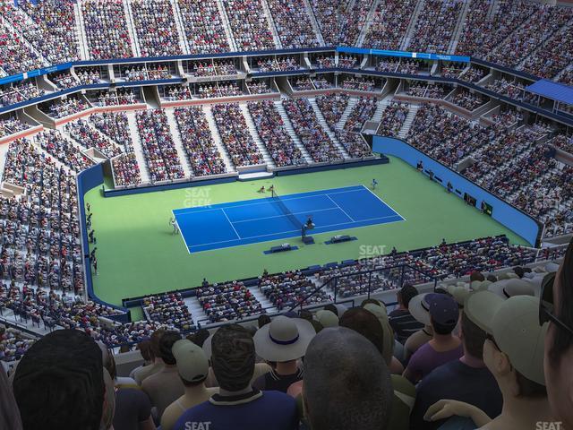 Seating view for Arthur Ashe Stadium Section 329