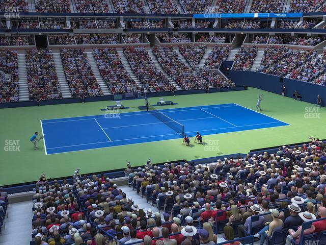 Seating view for Arthur Ashe Stadium Section Suite 210