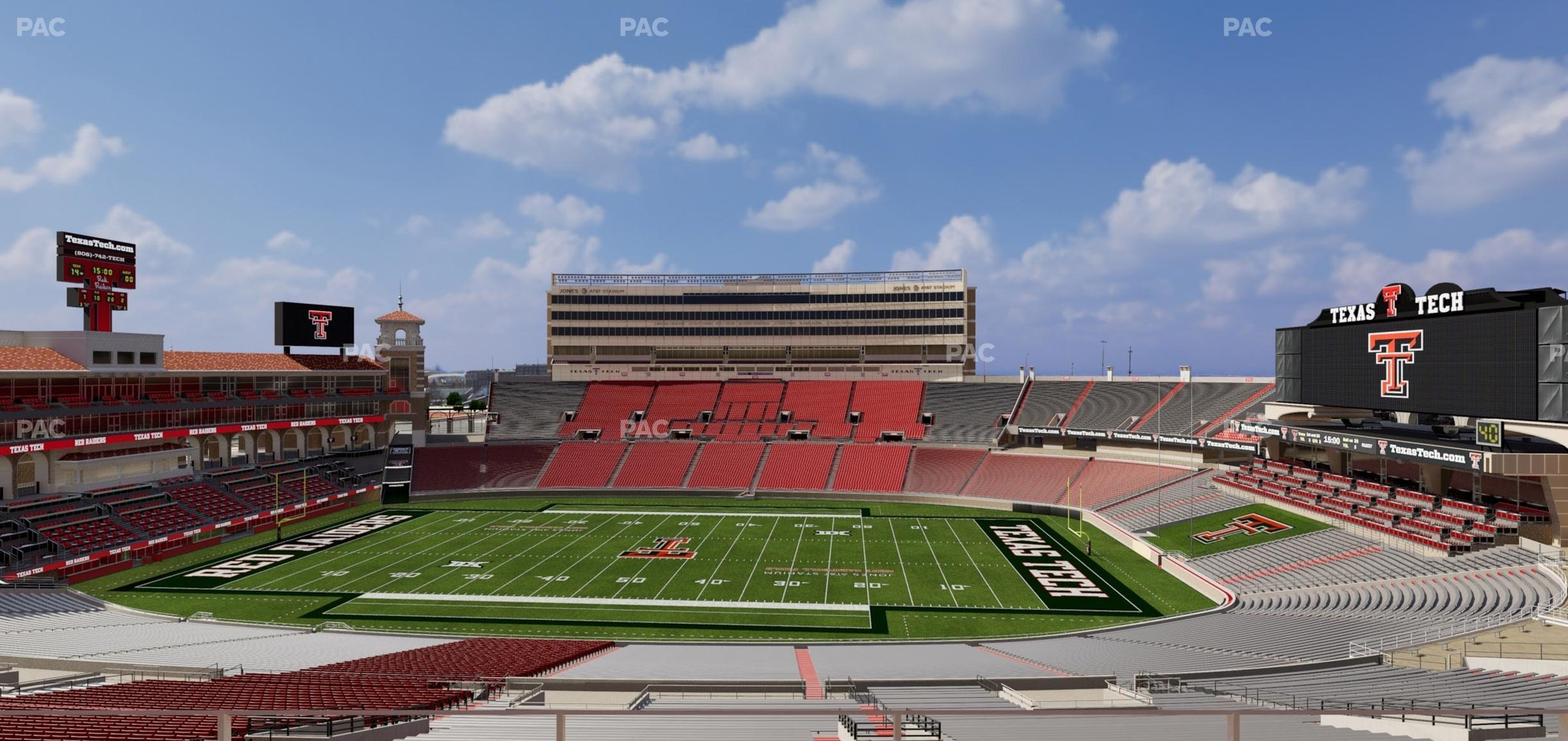 Seating view for Jones AT&T Stadium Section Club P